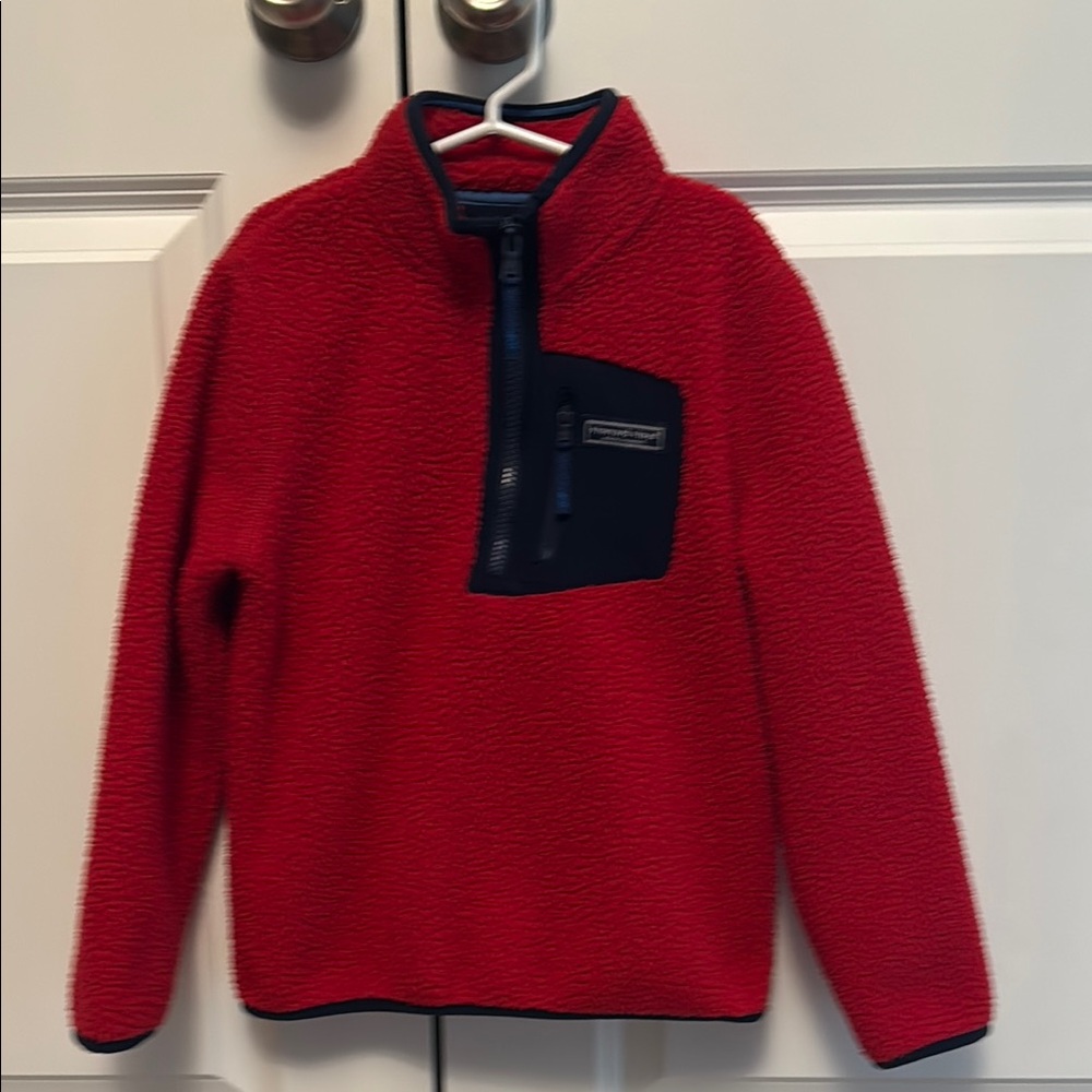 Boys Vineyard Vines Sherpa quarter zip